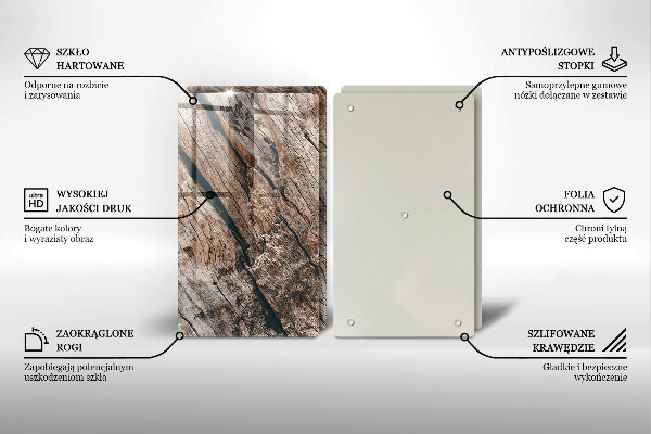 Tampa de parede do fogão a gás Estrutura madeira