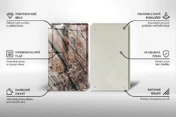 Tampa de parede do fogão a gás Estrutura madeira