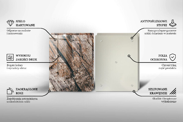 Tampa de parede do fogão a gás Estrutura madeira