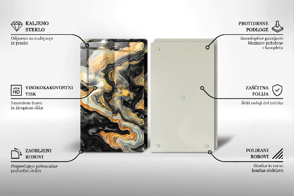 Tampa de parede do fogão a gás Estrutura abstrata