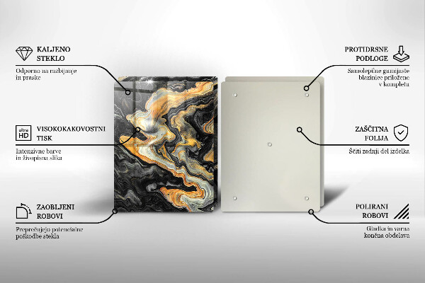 Tampa de parede do fogão a gás Estrutura abstrata