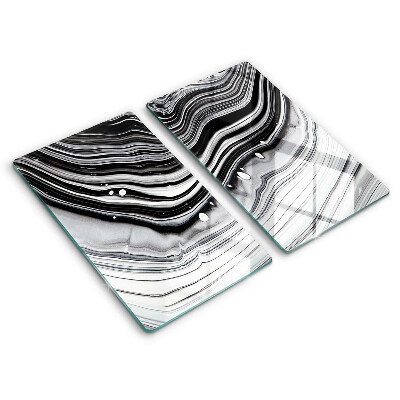 Tampa de parede do fogão a gás Abstração em tinta