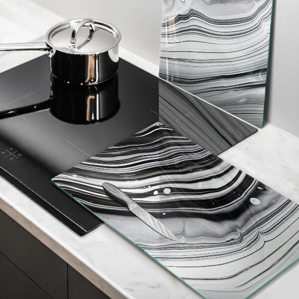 Tampa de parede do fogão a gás Abstração em tinta