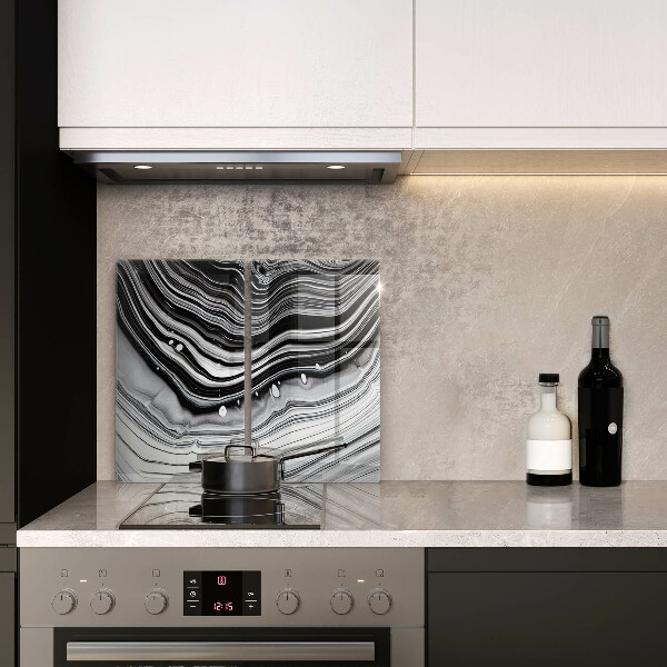 Tampa de parede do fogão a gás Abstração em tinta