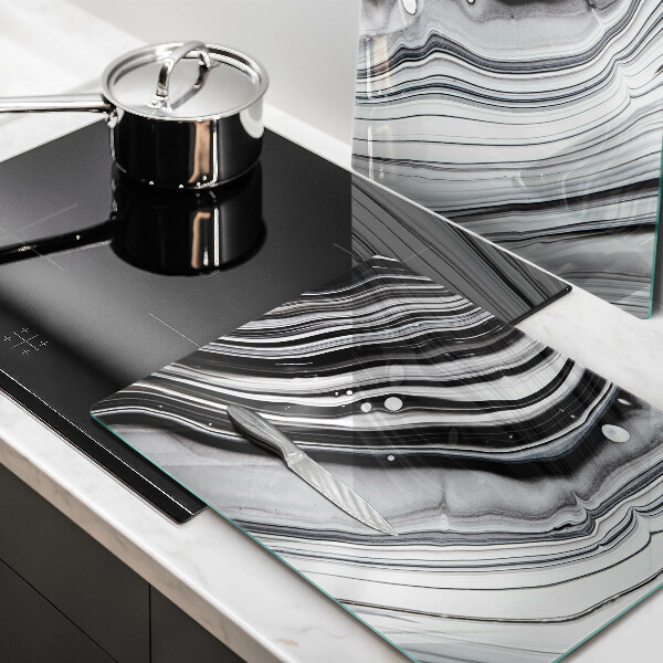Tampa de parede do fogão a gás Abstração em tinta