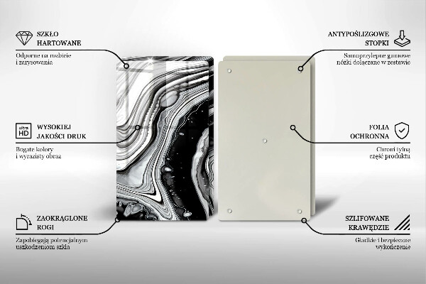 Tampa de parede do fogão a gás Abstração em tinta