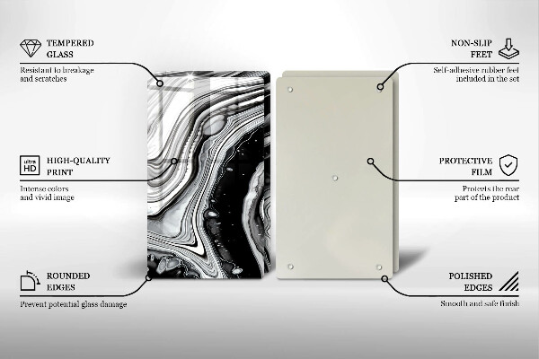 Tampa de parede do fogão a gás Abstração em tinta