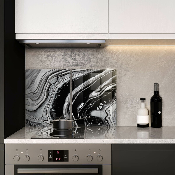 Tampa de parede do fogão a gás Abstração em tinta