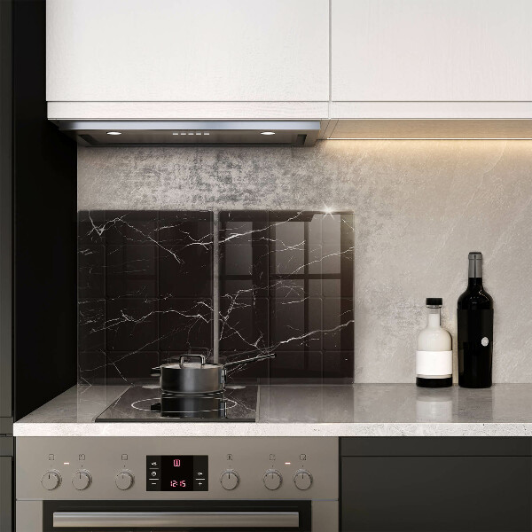 Tampa de parede do fogão a gás Azulejos de mármore