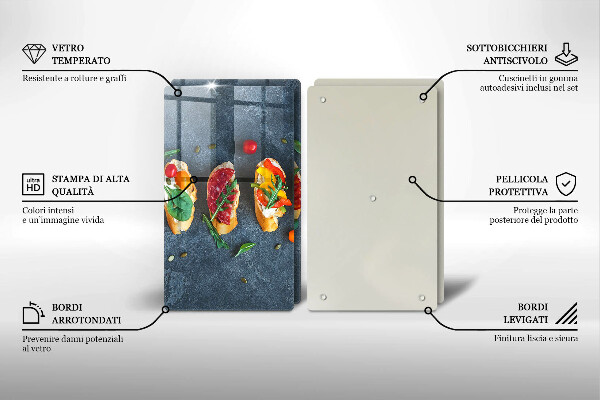 Cobertura de parede do fogão a gás Sanduíches coloridas