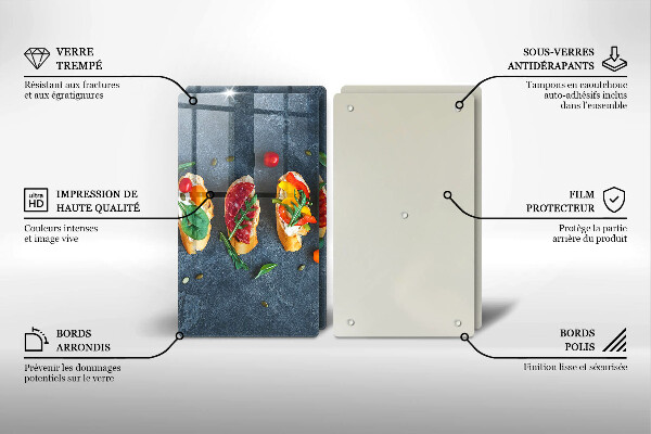 Cobertura de parede do fogão a gás Sanduíches coloridas