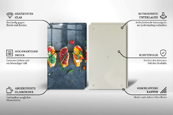 Cobertura de parede do fogão a gás Sanduíches coloridas
