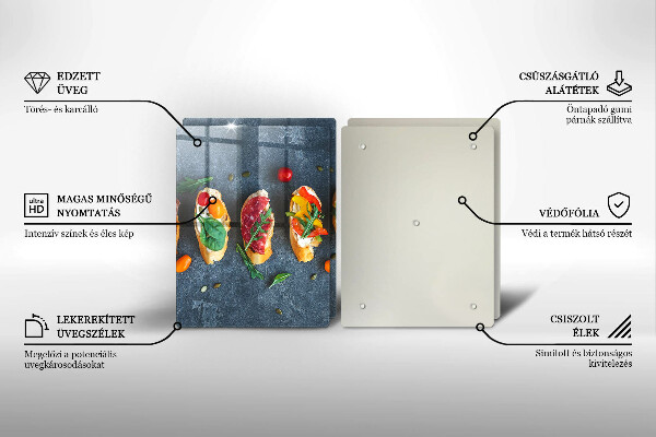 Cobertura de parede do fogão a gás Sanduíches coloridas