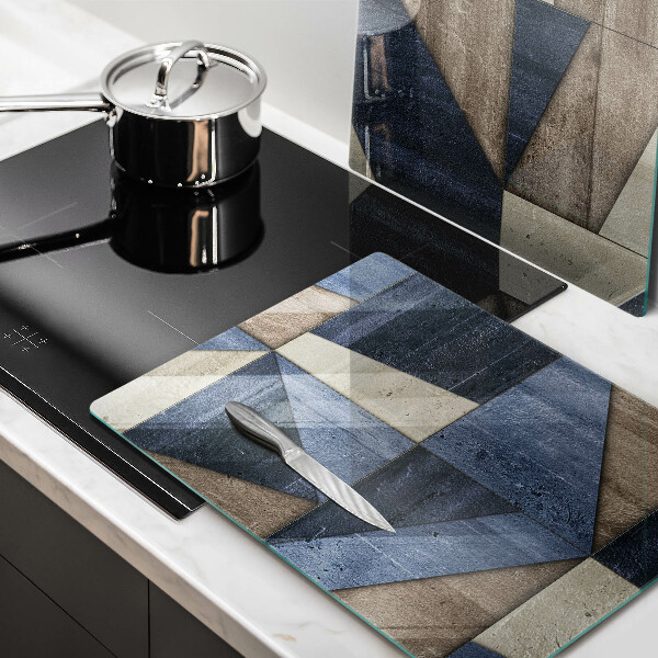 Tampa de parede do fogão a gás Abstração geométrica