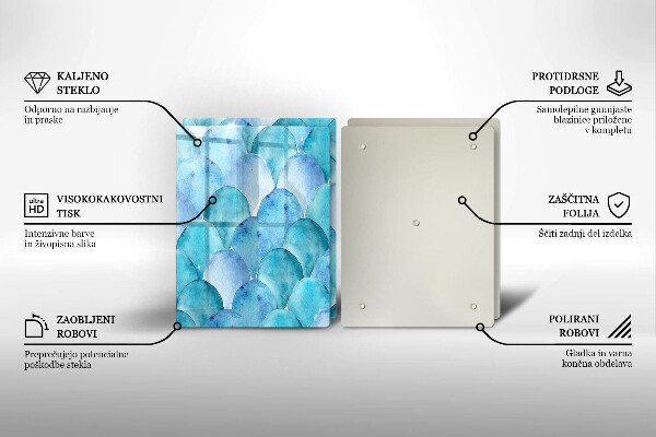 Painel de proteção para cozinhas Casca aquarelada