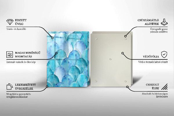 Painel de proteção para cozinhas Casca aquarelada