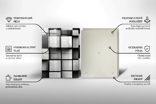 Proteção da parede do fogão a gás Fundo geometria 3D