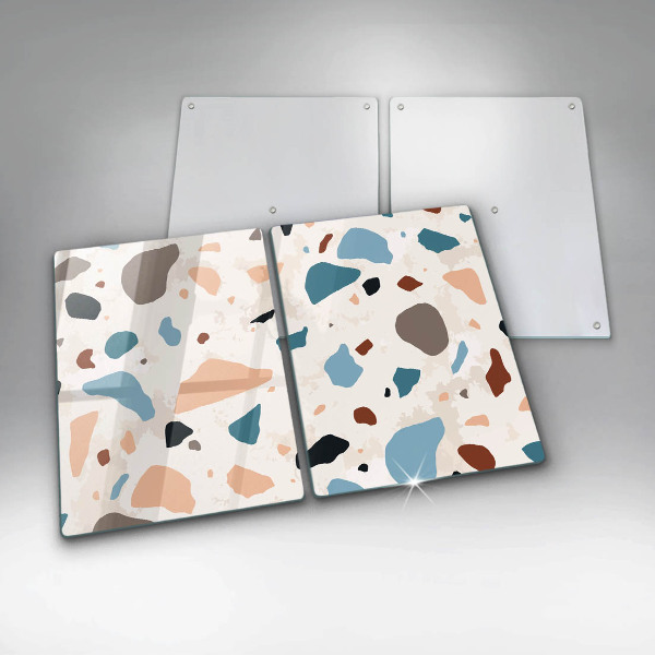 Cobertura de parede do fogão a gás Pedra decorativa grés