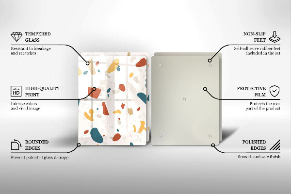 Tampa de parede do fogão a gás Grés decorativo pedra