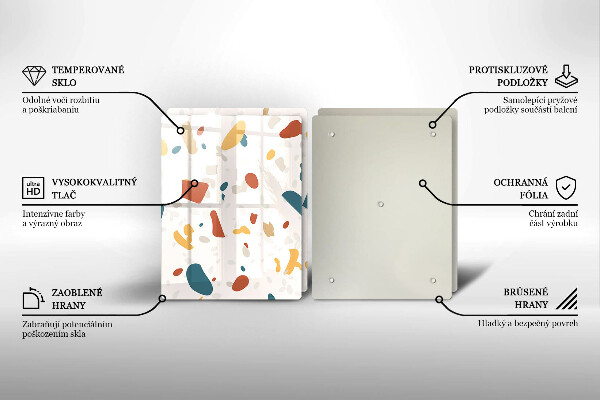 Tampa de parede do fogão a gás Grés decorativo pedra