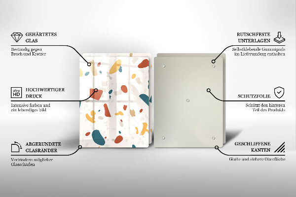 Tampa de parede do fogão a gás Grés decorativo pedra