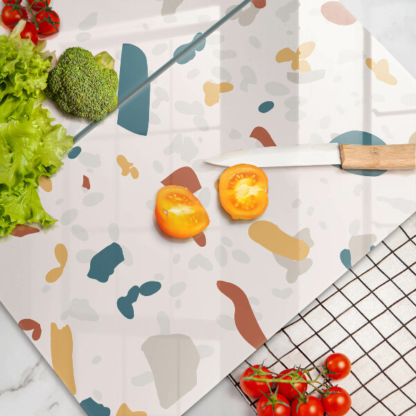 Tampa de parede do fogão a gás Grés decorativo pedra