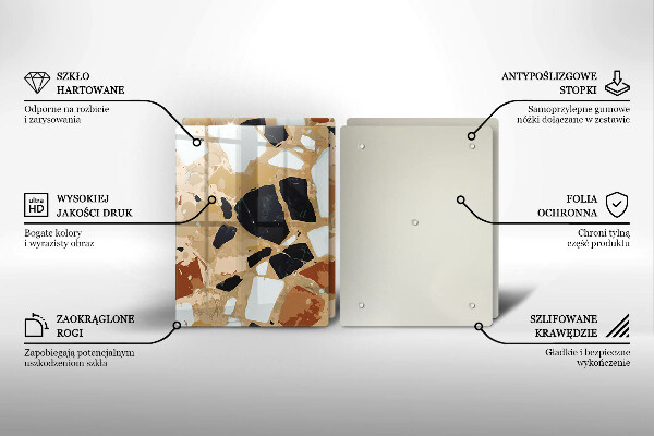 Tampa de parede do fogão a gás Pedras decorativas placa