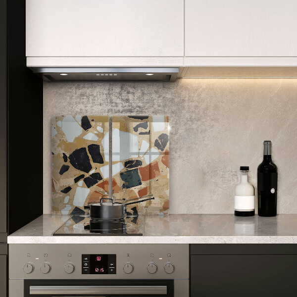 Tampa de parede do fogão a gás Pedras decorativas placa