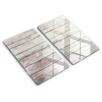 Tampa de parede do fogão a gás Tábuas de madeira velhas