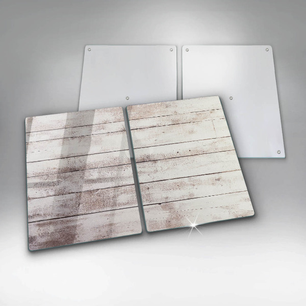 Tampa de parede do fogão a gás Tábuas de madeira velhas