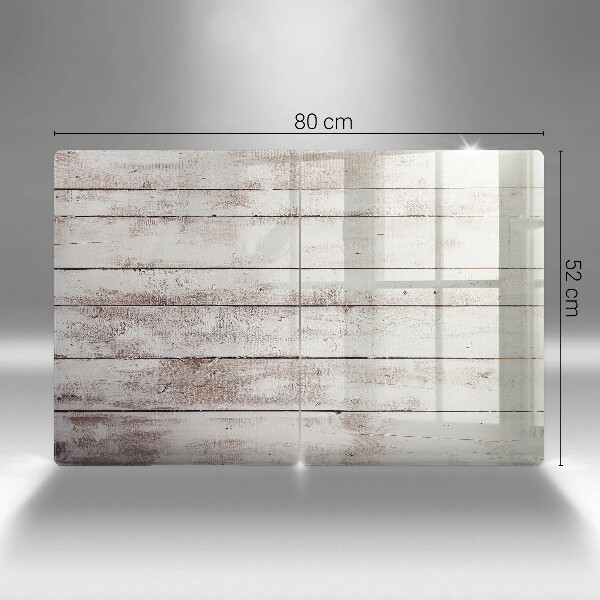 Tampa de parede do fogão a gás Tábuas de madeira velhas