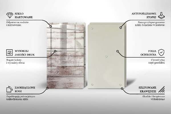 Tampa de parede do fogão a gás Tábuas de madeira velhas