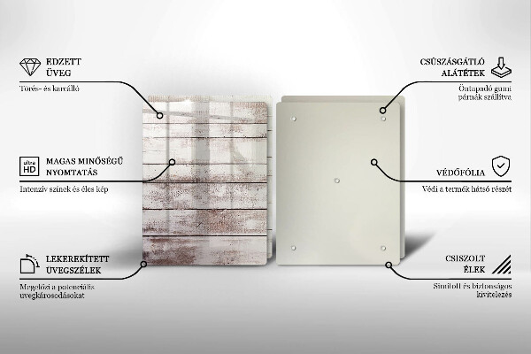 Tampa de parede do fogão a gás Tábuas de madeira velhas