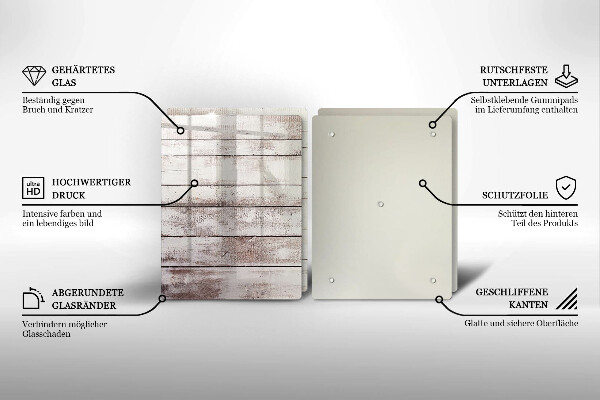 Tampa de parede do fogão a gás Tábuas de madeira velhas