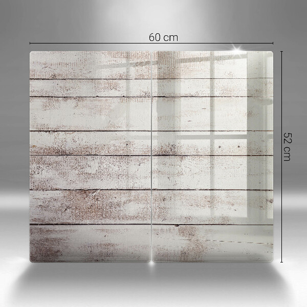 Tampa de parede do fogão a gás Tábuas de madeira velhas