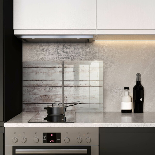 Tampa de parede do fogão a gás Tábuas de madeira velhas