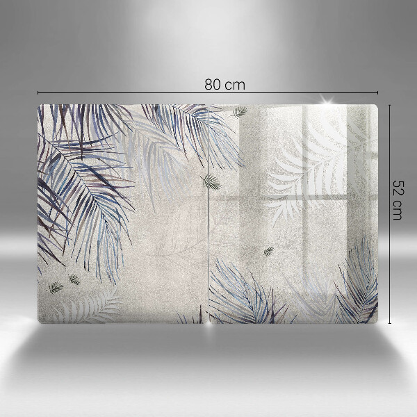 Tampa de parede do fogão a gás Folhas subtis