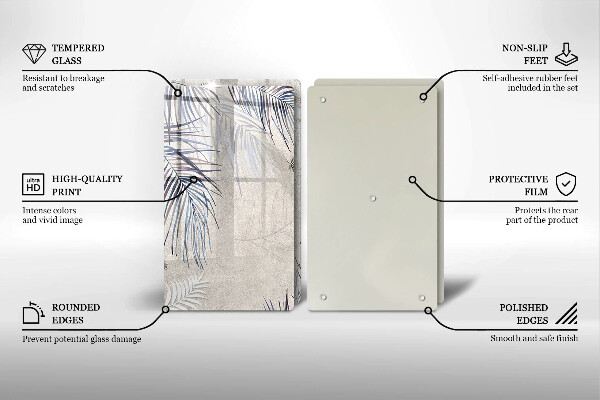 Tampa de parede do fogão a gás Folhas subtis