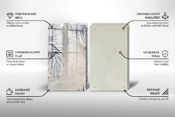Tampa de parede do fogão a gás Folhas subtis