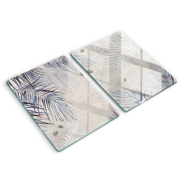 Tampa de parede do fogão a gás Folhas subtis