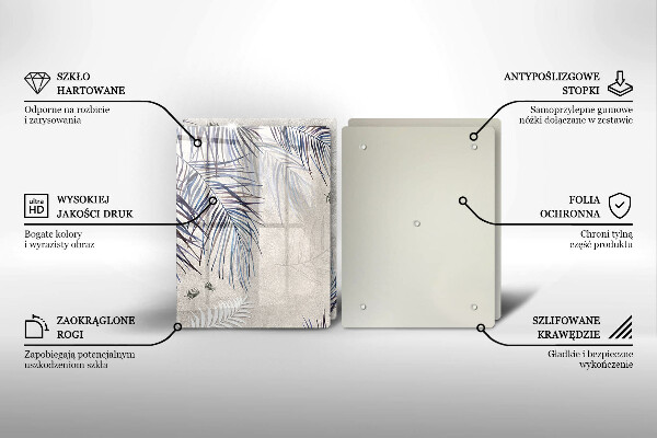 Tampa de parede do fogão a gás Folhas subtis