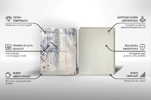 Tampa de parede do fogão a gás Folhas subtis
