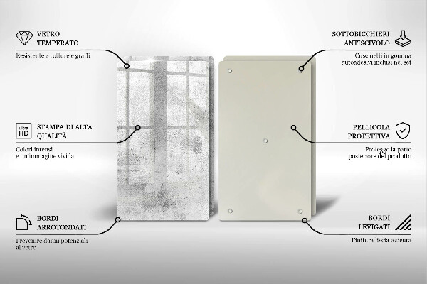Tampa de parede do fogão a gás Textura de betão