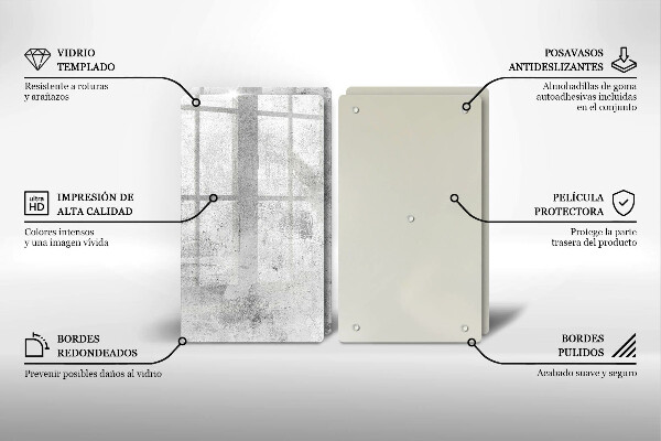 Tampa de parede do fogão a gás Textura de betão