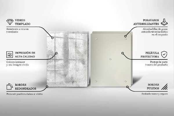 Tampa de parede do fogão a gás Textura de betão