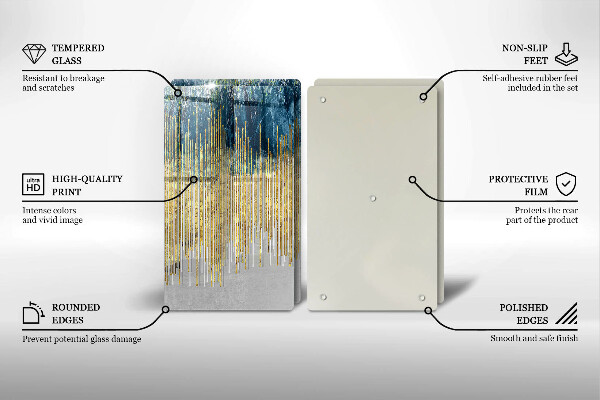 Tampa de parede do fogão a gás Abstração de design