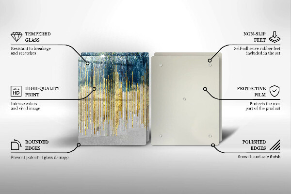 Tampa de parede do fogão a gás Abstração de design