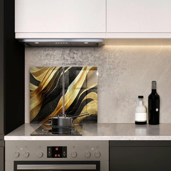 Tampa de parede do fogão a gás Abstração elegante