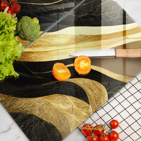 Tampa de parede do fogão a gás Abstração elegante