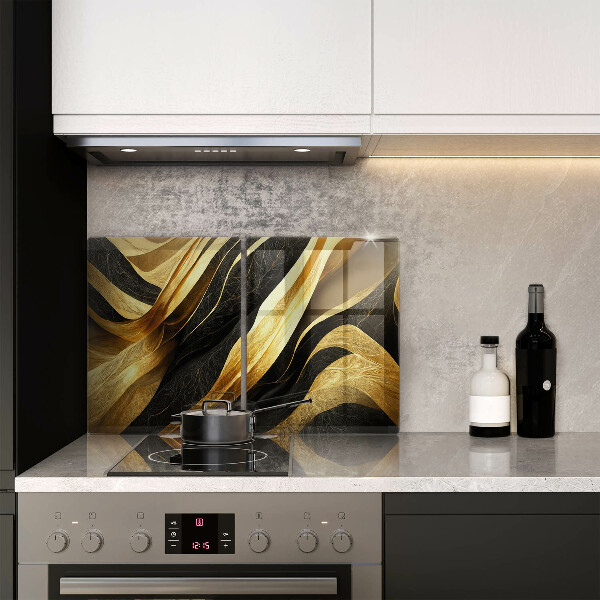 Tampa de parede do fogão a gás Abstração elegante